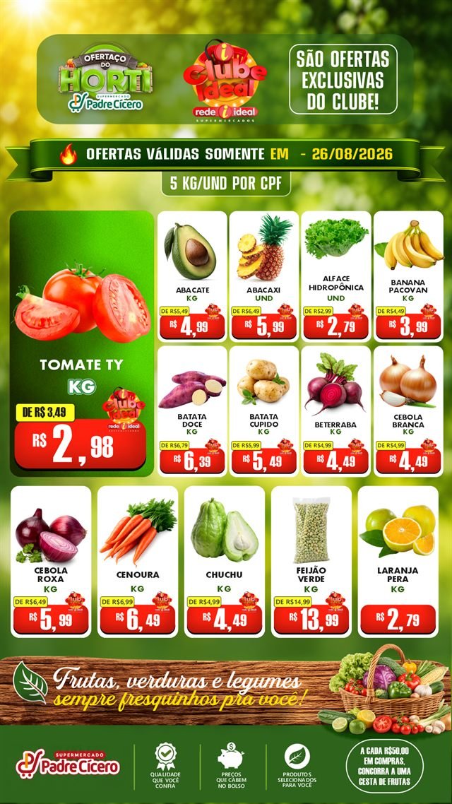 Encarte de ofertas exclusivas do Clube Ideal, parte 1